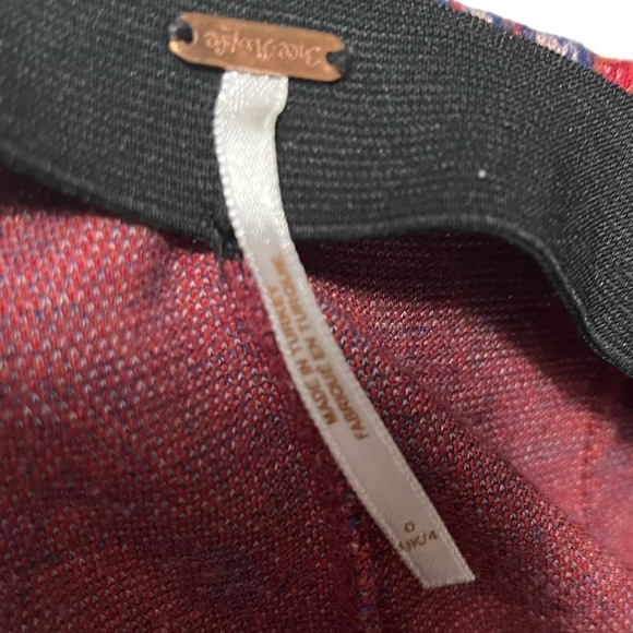 Free People Tribal Print High Waist Pull On Knit Pant - Picture 7 of 10